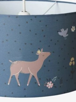Abat-jour Pour Suspension FORÊT ENCHANTEE Bleu - Vertbaudet -Meubles pour enfants Boutique abat jour pour suspension foret enchantee 3