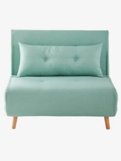 Banquette Convertible 1 Place Vert D'eau - Vertbaudet -Meubles pour enfants Boutique banquette convertible 1 place 3