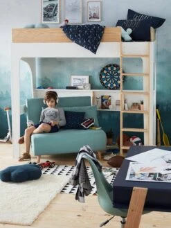 Banquette Convertible 1 Place Vert D'eau - Vertbaudet -Meubles pour enfants Boutique banquette convertible 1 place 4