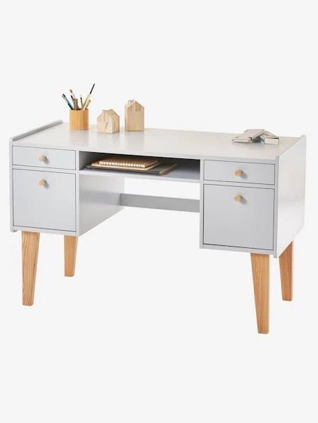 Bureau Enfant LIGNE FJORD Gris/bois - Vertbaudet 3 Bureau Enfant LIGNE FJORD Gris/bois - Vertbaudet