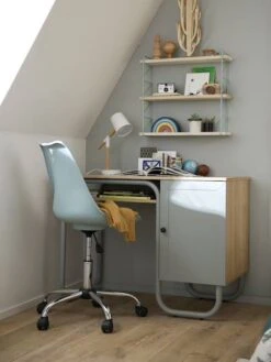 Bureau Enfant Vintage OXFORD Bleu - Vertbaudet -Meubles pour enfants Boutique bureau enfant vintage oxford 5