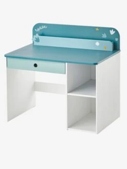 Bureau Maternelle ROAAR Blanc Moyen Uni Avec Decor - Vertbaudet -Meubles pour enfants Boutique bureau maternelle roaar 4