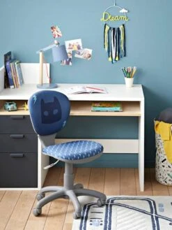 Chaise De Bureau à Roulettes Enfant Super-héros Bleu - Vertbaudet -Meubles pour enfants Boutique chaise de bureau a roulettes enfant super heros 5