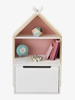 Chevet Enfant Fond Réversible Bleu Ou Rose LIGNE TIPILI Blanc - Vertbaudet -Meubles pour enfants Boutique chevet enfant fond reversible bleu ou rose ligne tipili 2