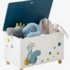 Coffre à Jouets Dinosaure Blanc Imprimé - Vertbaudet -Meubles pour enfants Boutique coffre a jouets dinosaure