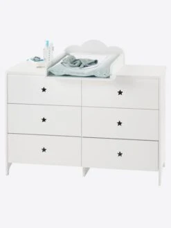 Commode 6 Tiroirs LIGNE SIRIUS Blanc Clair Uni - Vertbaudet 9 Commode 6 Tiroirs LIGNE SIRIUS Blanc Clair Uni - Vertbaudet -Meubles pour enfants Boutique commode 6 tiroirs ligne sirius 1