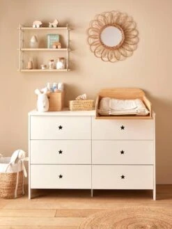 Commode 6 Tiroirs LIGNE SIRIUS Blanc Clair Uni - Vertbaudet 13 Commode 6 Tiroirs LIGNE SIRIUS Blanc Clair Uni - Vertbaudet -Meubles pour enfants Boutique commode 6 tiroirs ligne sirius 5