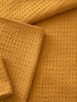 Couvre-lit Nid D'abeille Caramel - Vertbaudet -Meubles pour enfants Boutique couvre lit nid dabeille 2