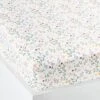 Drap-housse Bébé FLEURETTES Ecru / Multico - Vertbaudet -Meubles pour enfants Boutique drap housse bebe fleurettes
