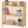 Etagère Bibliothèque Rotin 3 Niveaux Eden Naturel - Vertbaudet -Meubles pour enfants Boutique etagere bibliotheque rotin 3 niveaux eden