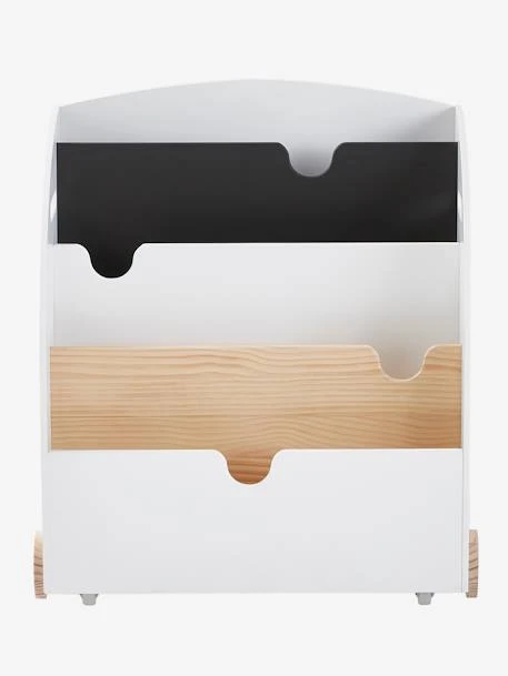 Etagère Pour Livres à Roulettes LIGNE SCHOOL Rose - Vertbaudet 4 Etagère Pour Livres à Roulettes LIGNE SCHOOL Rose - Vertbaudet – Image 3