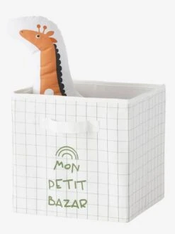 Les 3 Bacs De Rangement Tanzanie Tilleul Foncé Imprimé - Vertbaudet -Meubles pour enfants Boutique les 3 bacs de rangement tanzanie 2