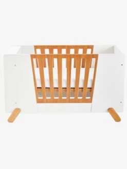 Lit Bébé Avec Barrière Amovible + Rangement Bibliothèque LIGNE PIROUETTE Blanc - Vertbaudet -Meubles pour enfants Boutique lit bebe avec barriere amovible rangement bibliotheque ligne pirouette 5