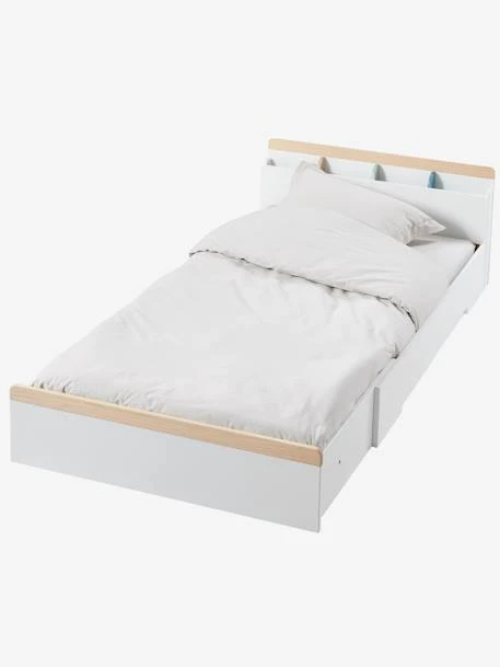 Lit évolutif Enfant LIGNE ABC Blanc - Bois - Vertbaudet 3 Lit évolutif Enfant LIGNE ABC Blanc - Bois - Vertbaudet