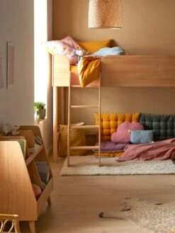 Lit Mi-hauteur LIGNE CONFETTI NATURE Marron - Vertbaudet 13 Lit Mi-hauteur LIGNE CONFETTI NATURE Marron - Vertbaudet -Meubles pour enfants Boutique lit mi hauteur ligne confetti nature 5