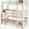 Lits Superposés 3 Niveaux LIGNE EVEREST Blanc/bois - Vertbaudet 2 Lits Superposés 3 Niveaux LIGNE EVEREST Blanc/bois - Vertbaudet -Meubles pour enfants Boutique lits superposes 3 niveaux ligne everest