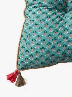 Matelas De Sol Velours Eden India Vert / Rose - Vertbaudet 11 Matelas De Sol Velours Eden India Vert / Rose - Vertbaudet -Meubles pour enfants Boutique matelas de sol velours eden india 3