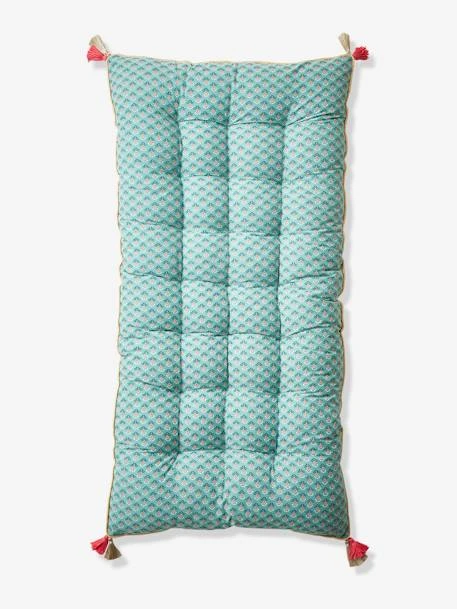 Matelas De Sol Velours Eden India Vert / Rose - Vertbaudet 3 Matelas De Sol Velours Eden India Vert / Rose - Vertbaudet