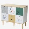 Meuble 6 Bacs Jungle Blanc - Vertbaudet -Meubles pour enfants Boutique meuble 6 bacs jungle