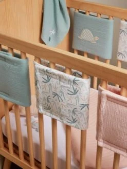 Tour De Lit / Tour De Parc Pare-chocs SOUS L'OCÉAN Rose - Vertbaudet -Meubles pour enfants Boutique tour de lit tour de parc pare chocs sous locean 2